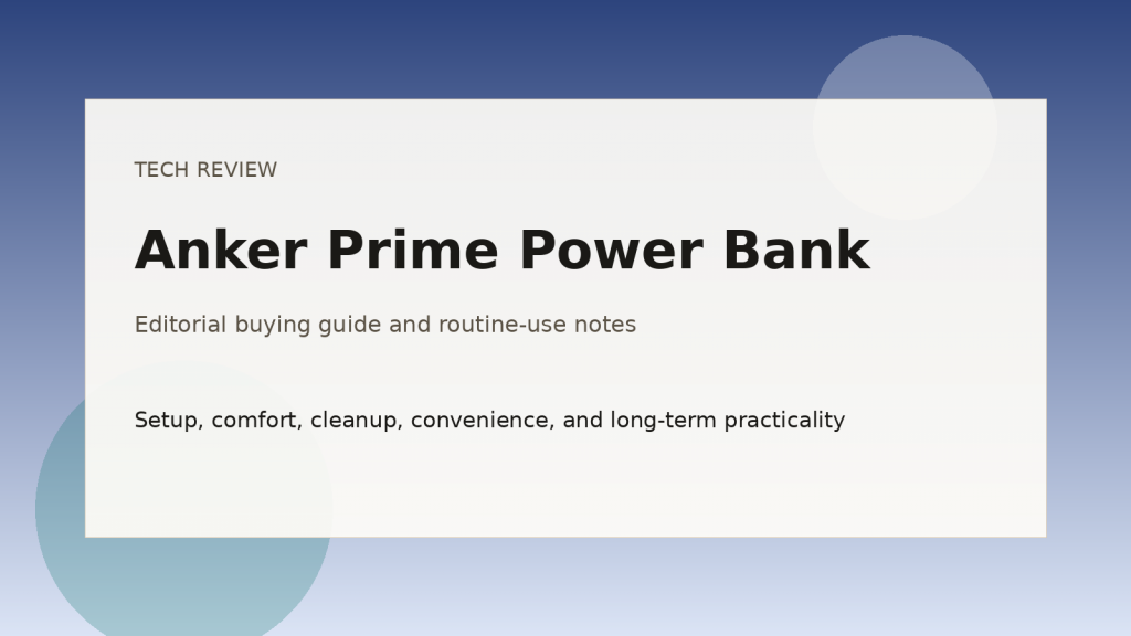 Anker Prime Power Bank