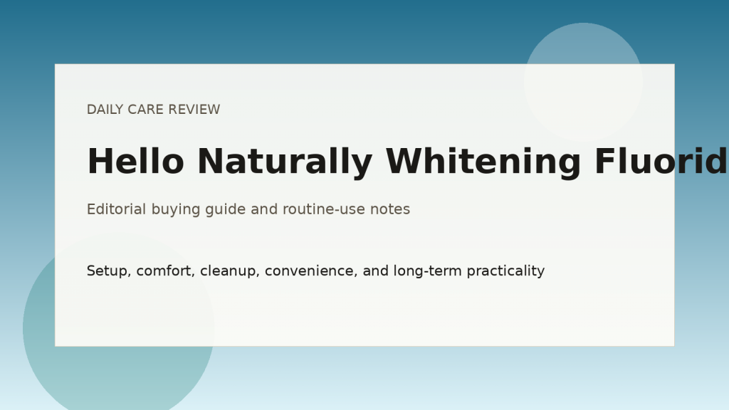 Hello Naturally Whitening Fluoride Toothpaste